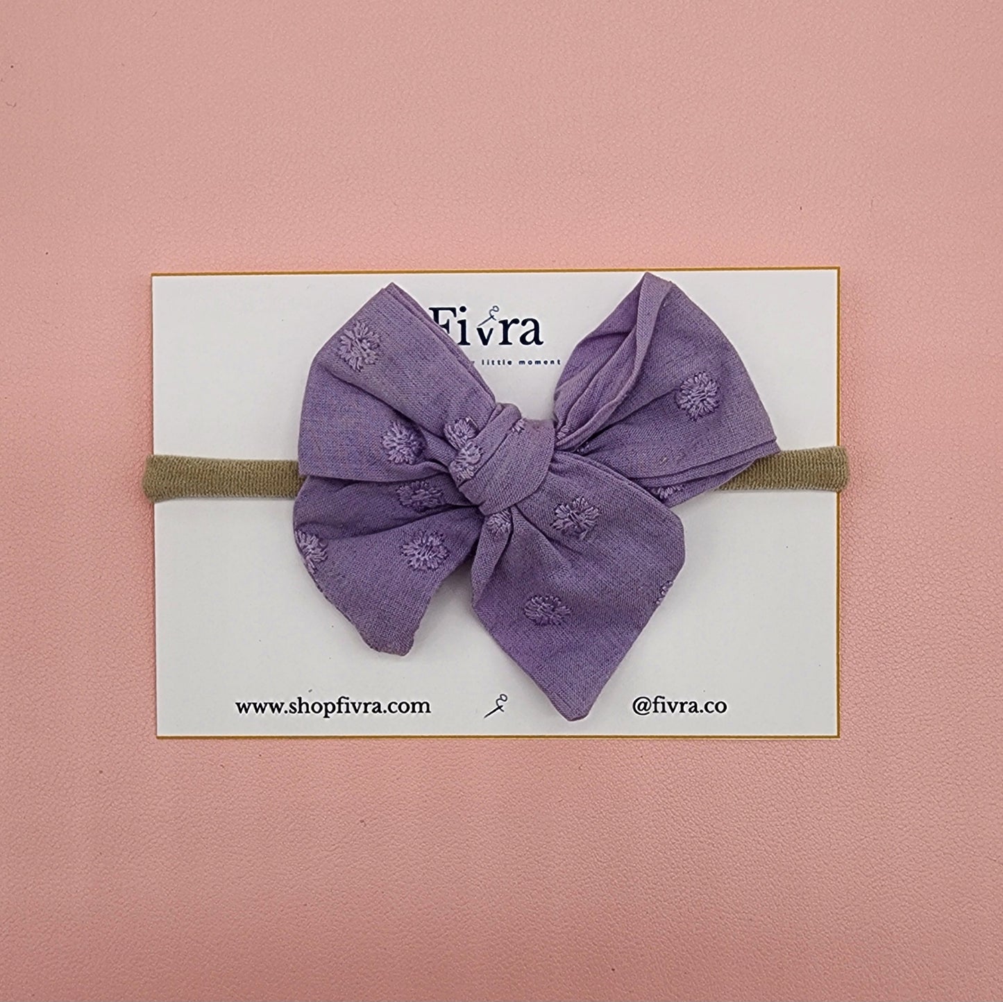 Medium hair bow - Nylon headband - Varieties