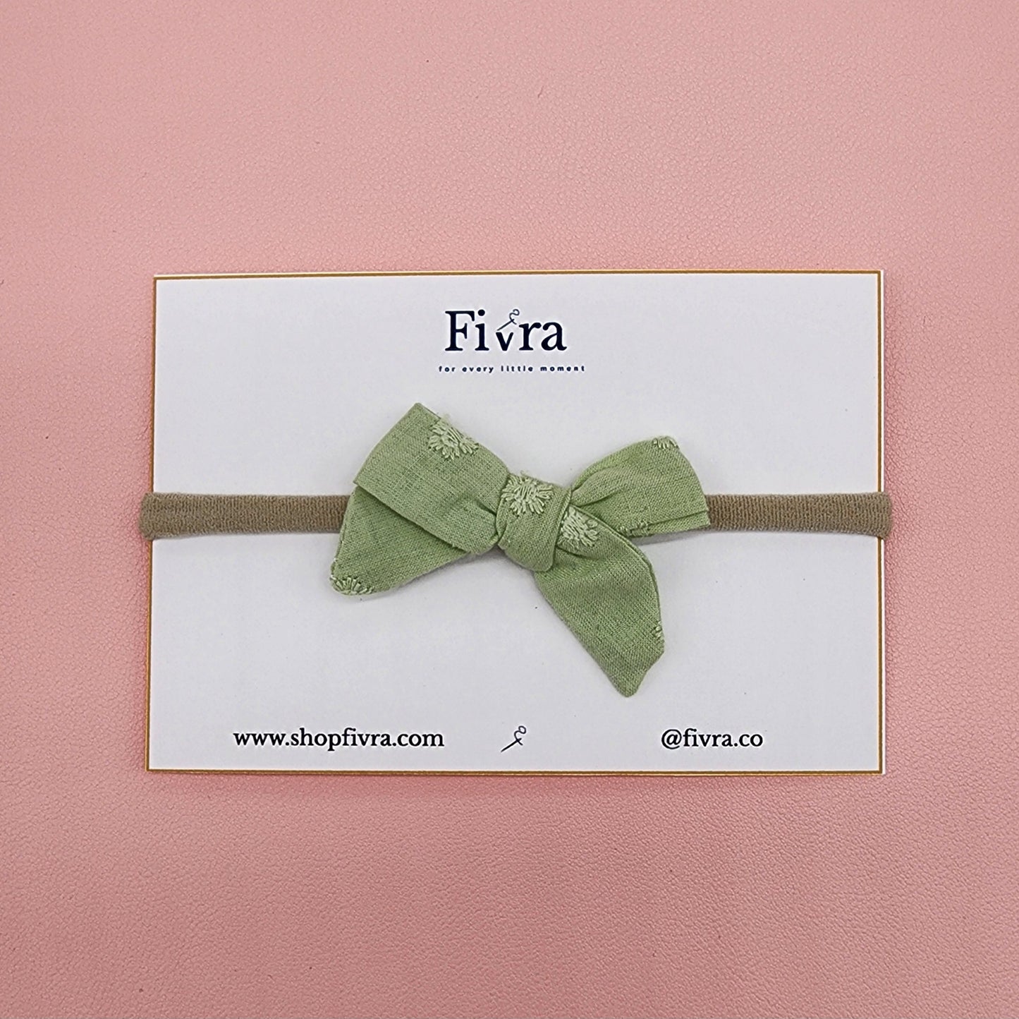 Extra small hair bow - Nylon headband - Varieties