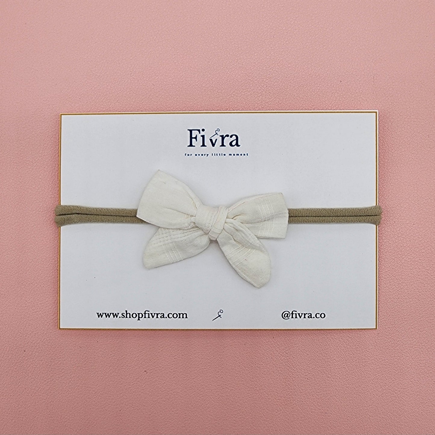 Extra small hair bow - Nylon headband - Varieties