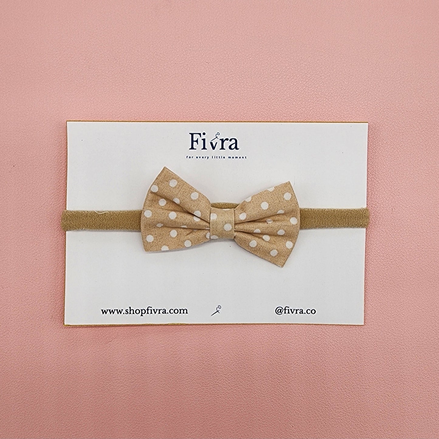 Small hair bow - Nylon headband - Varieties