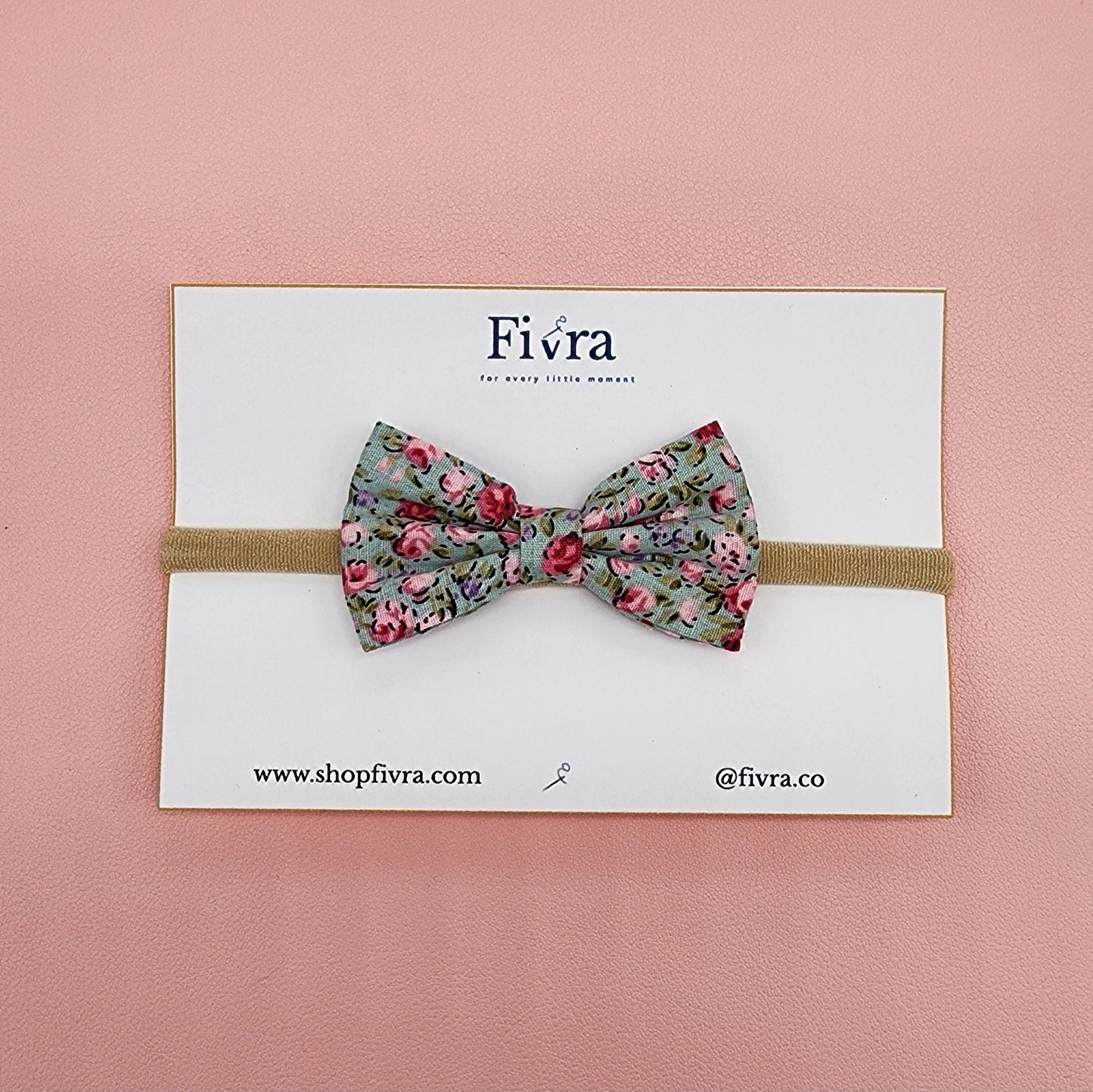 Small hair bow - Nylon headband - Varieties