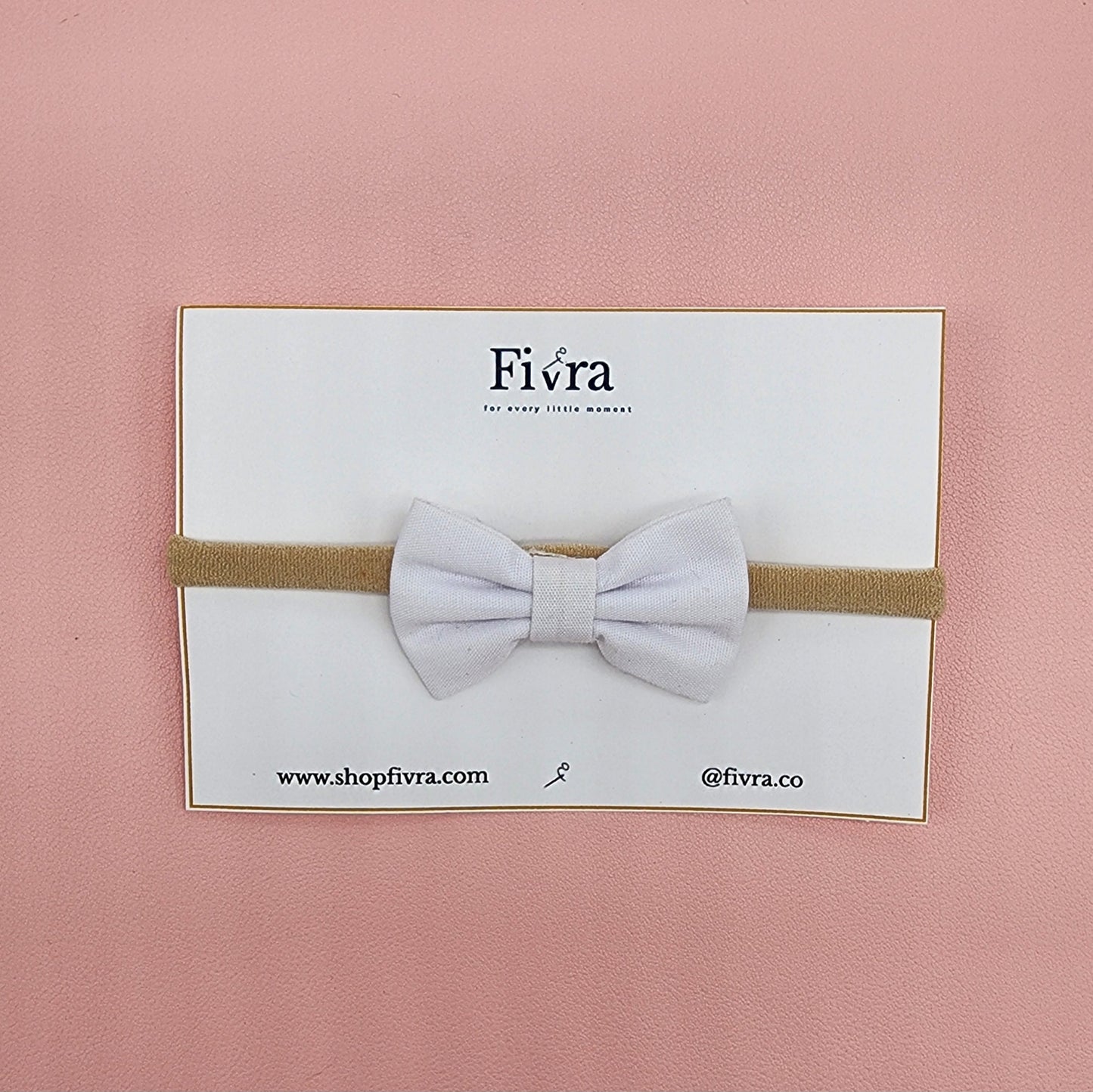 Small hair bow - Nylon headband - Varieties