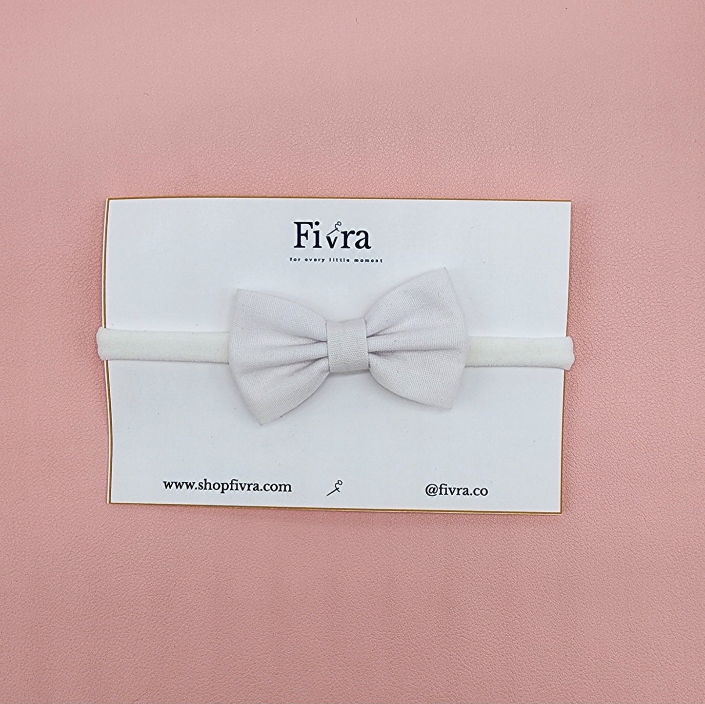 Small hair bow - Nylon headband - Varieties