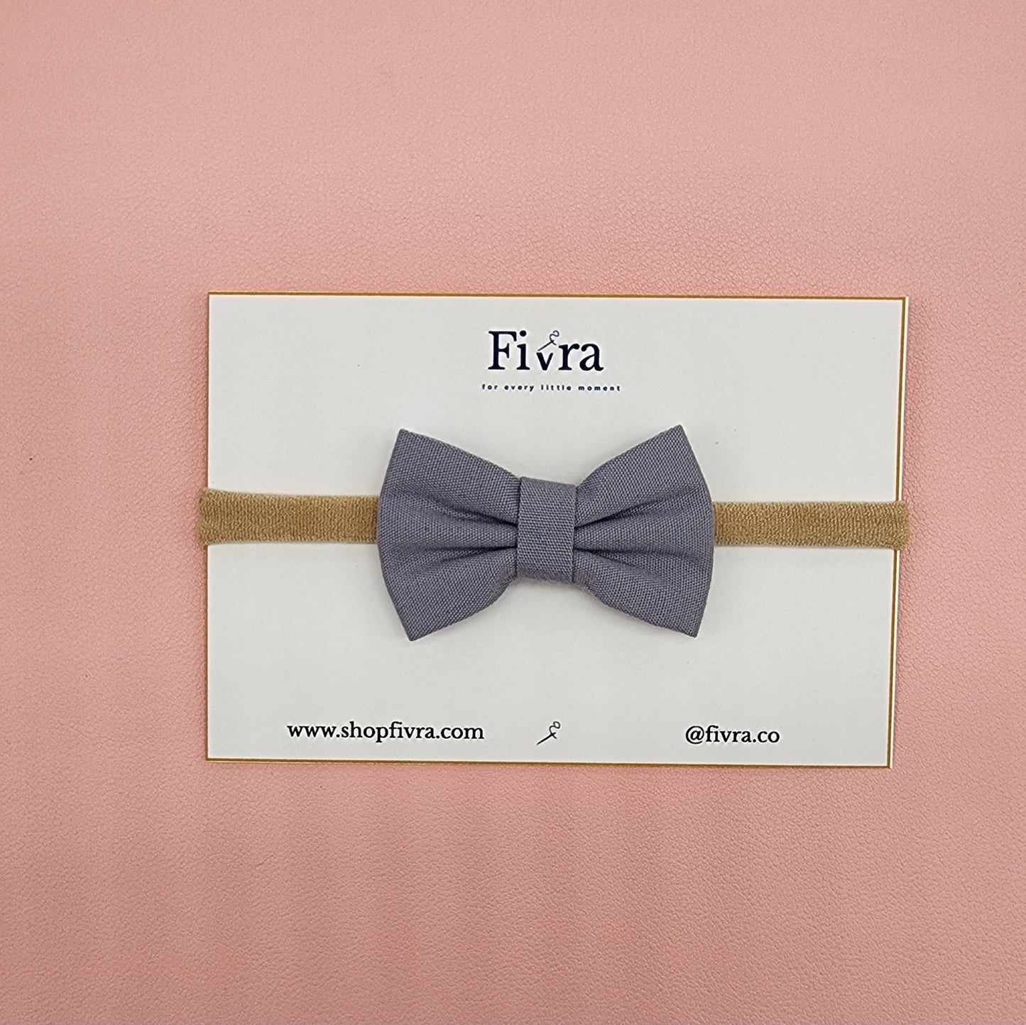 Small hair bow - Nylon headband - Varieties