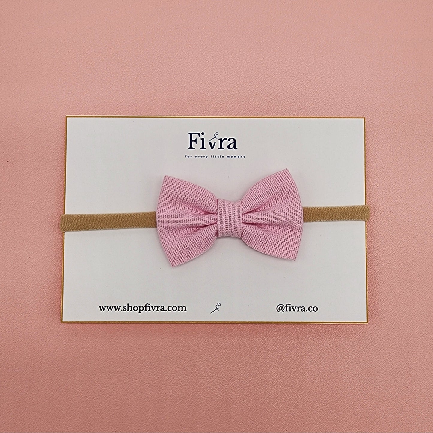 Small hair bow - Nylon headband - Varieties