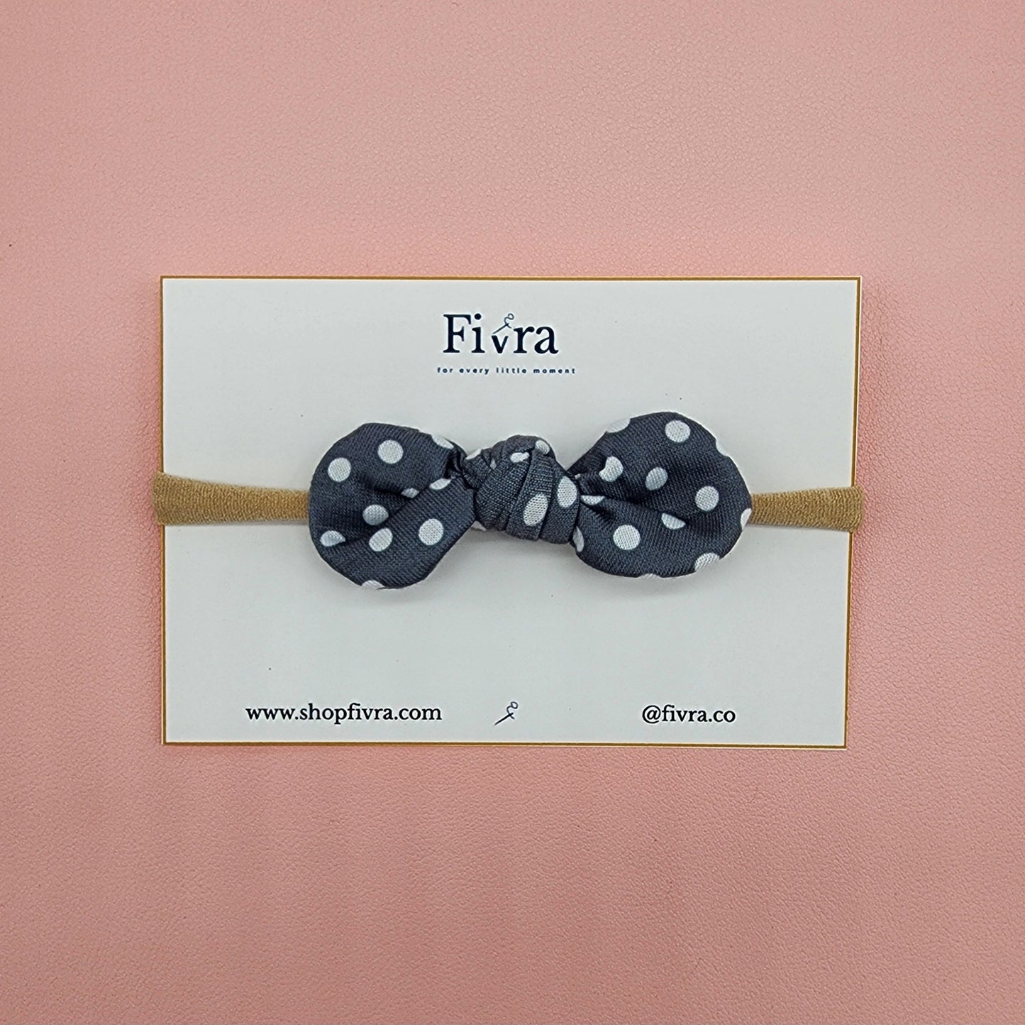 Small hair knot bow - Nylon headband - Varieties
