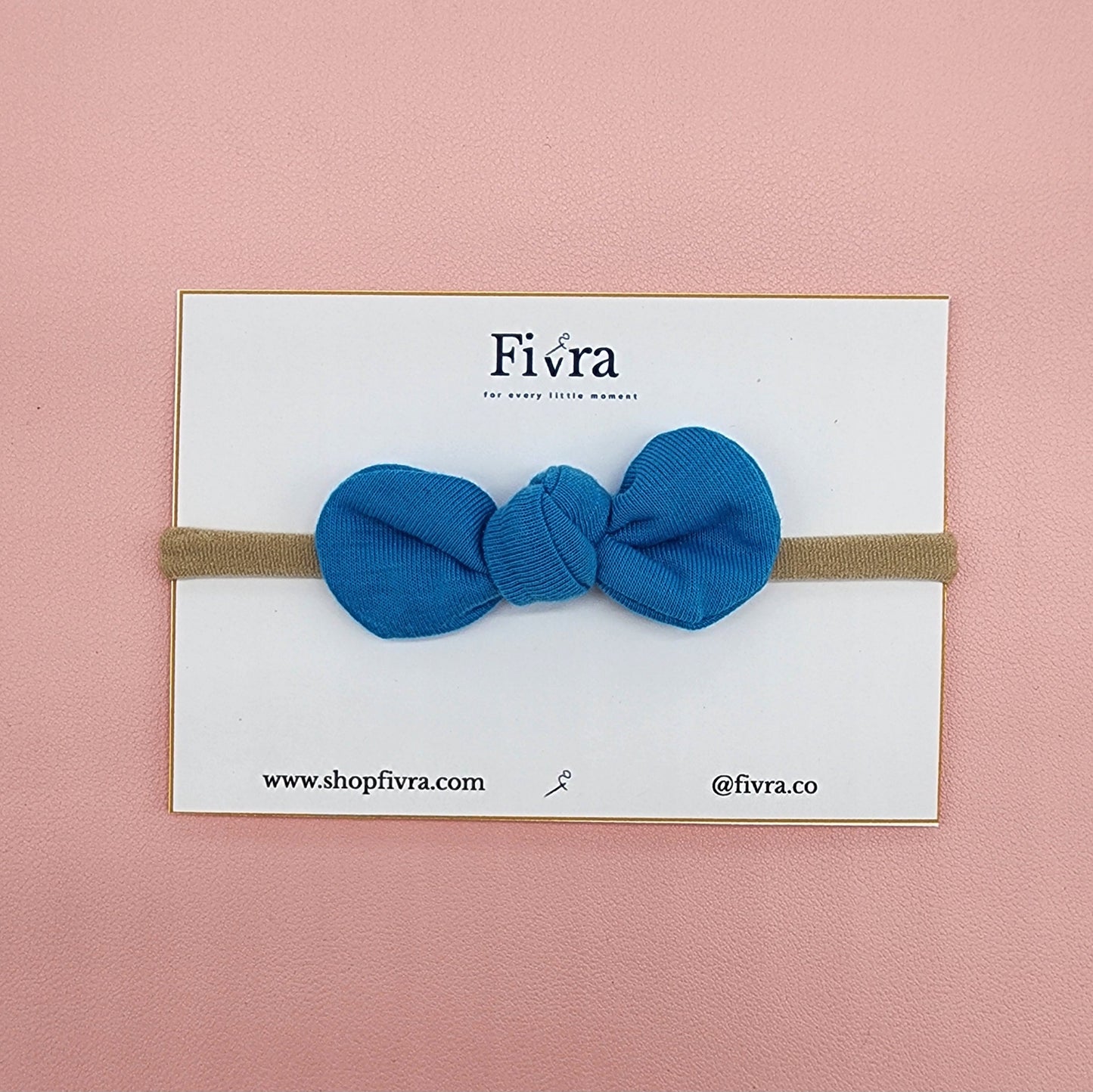 Small hair knot bow - Nylon headband - Varieties