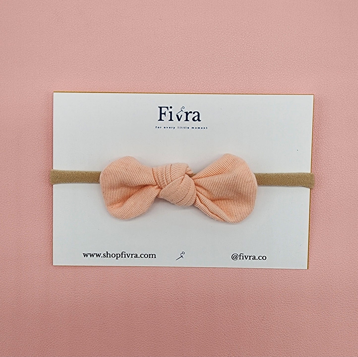 Small hair knot bow - Nylon headband - Varieties