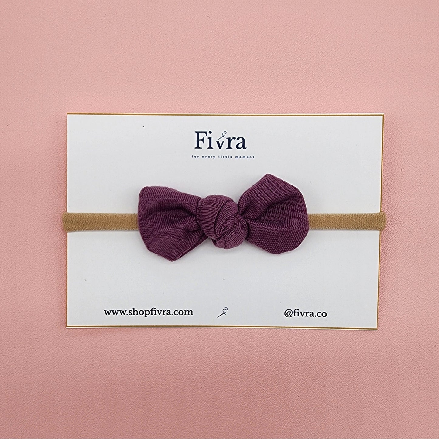Small hair knot bow - Nylon headband - Varieties