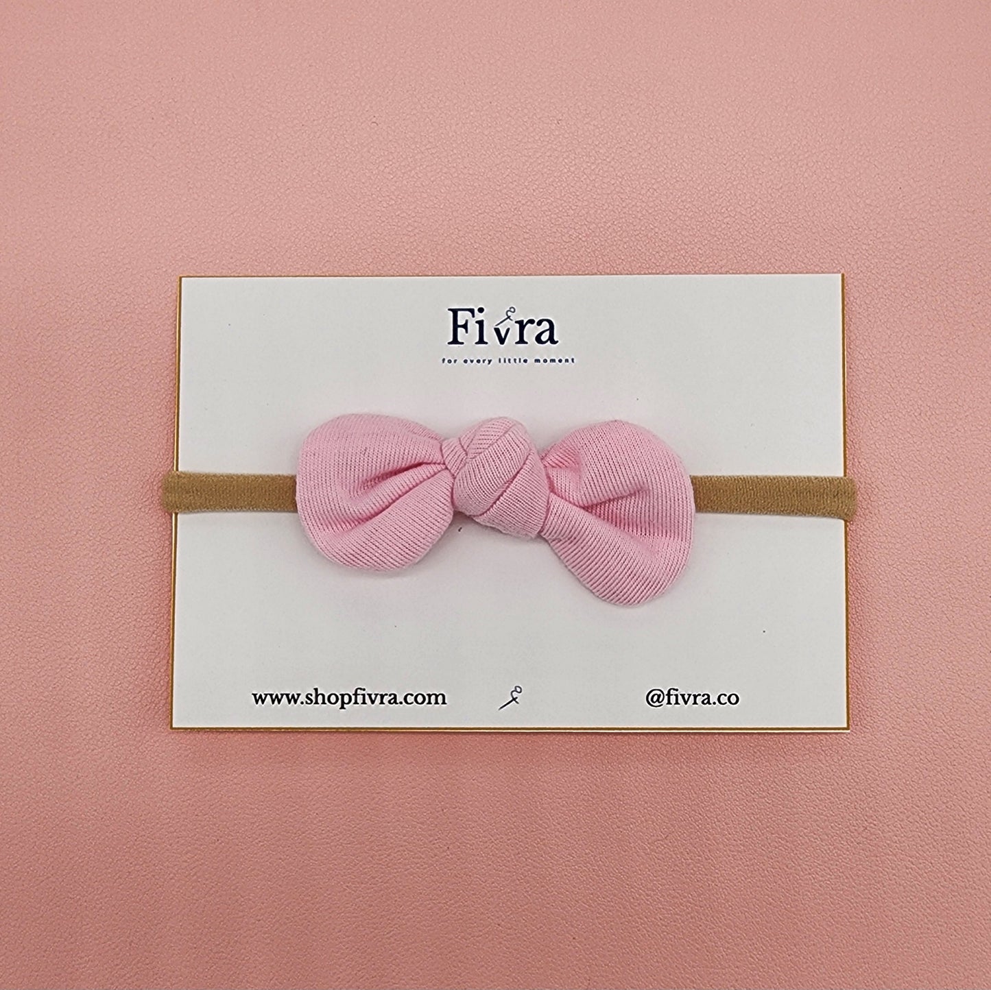 Small hair knot bow - Nylon headband - Varieties