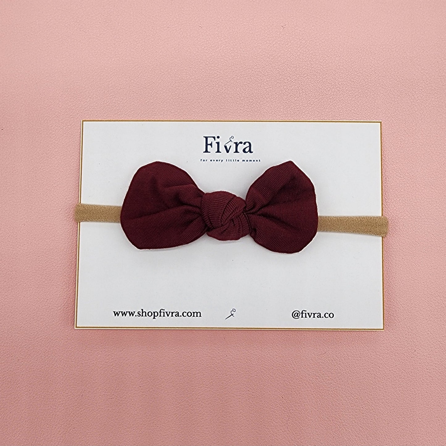 Small hair knot bow - Nylon headband - Varieties