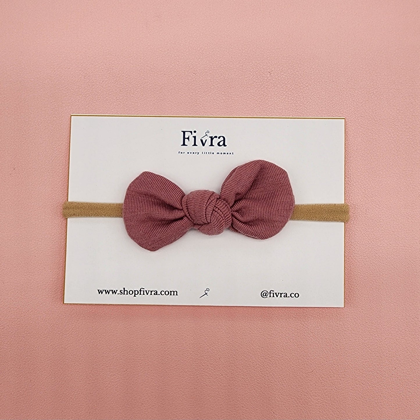 Small hair knot bow - Nylon headband - Varieties