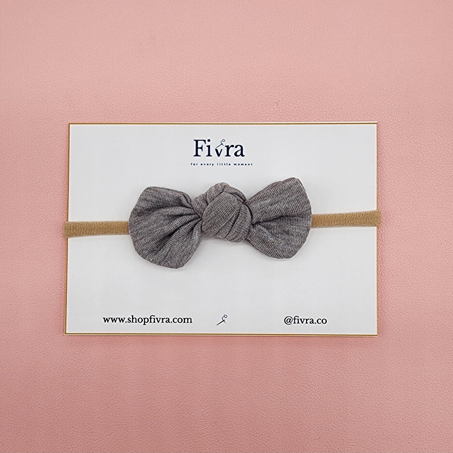 Small hair knot bow - Nylon headband - Varieties