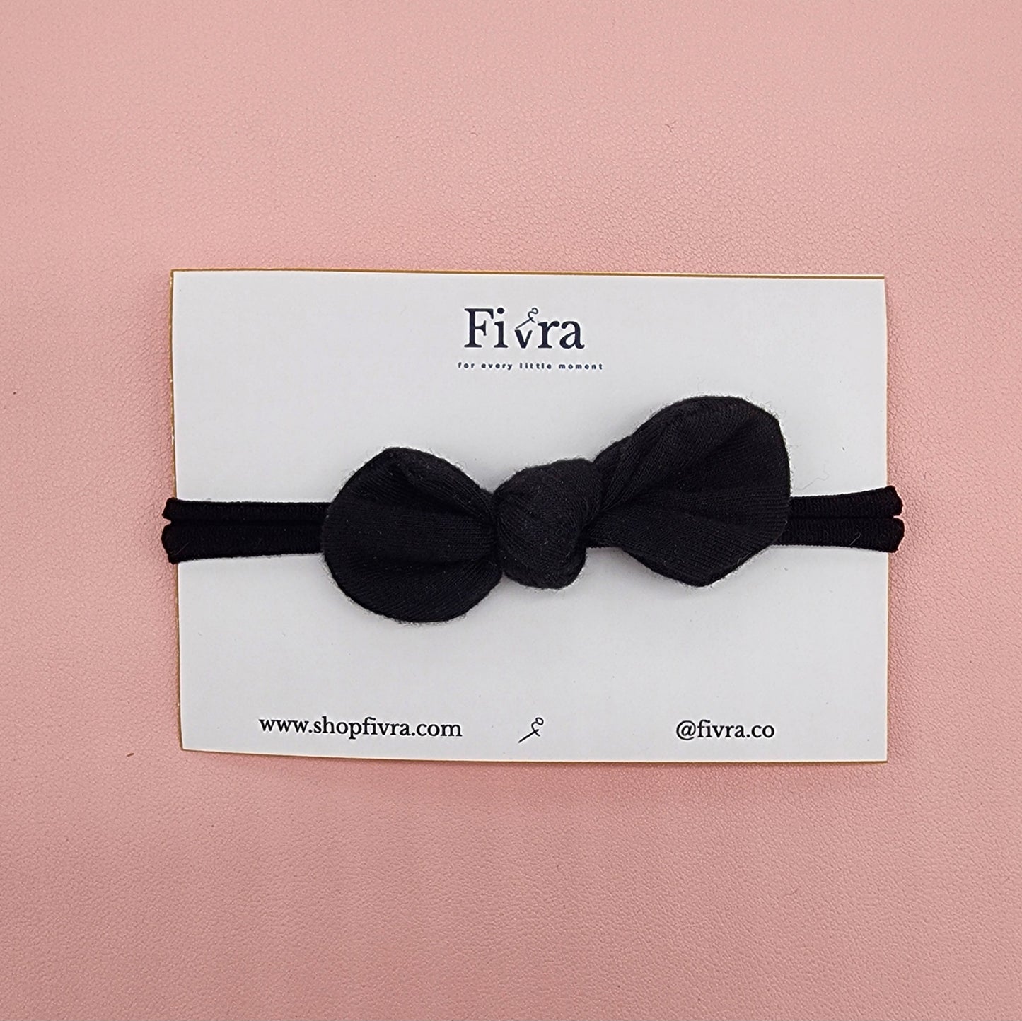 Small hair knot bow - Nylon headband - Varieties