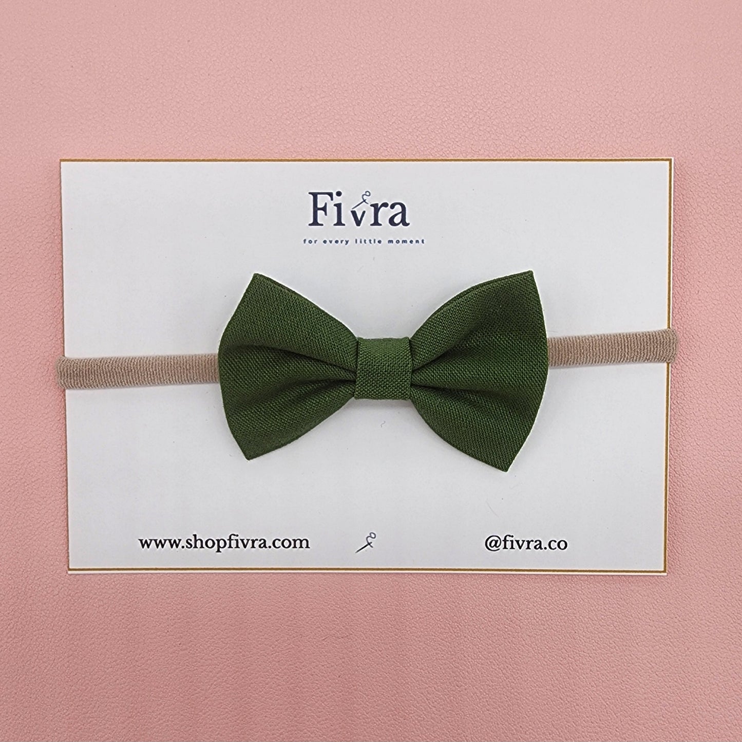 Small hair bow - Nylon headband - Varieties