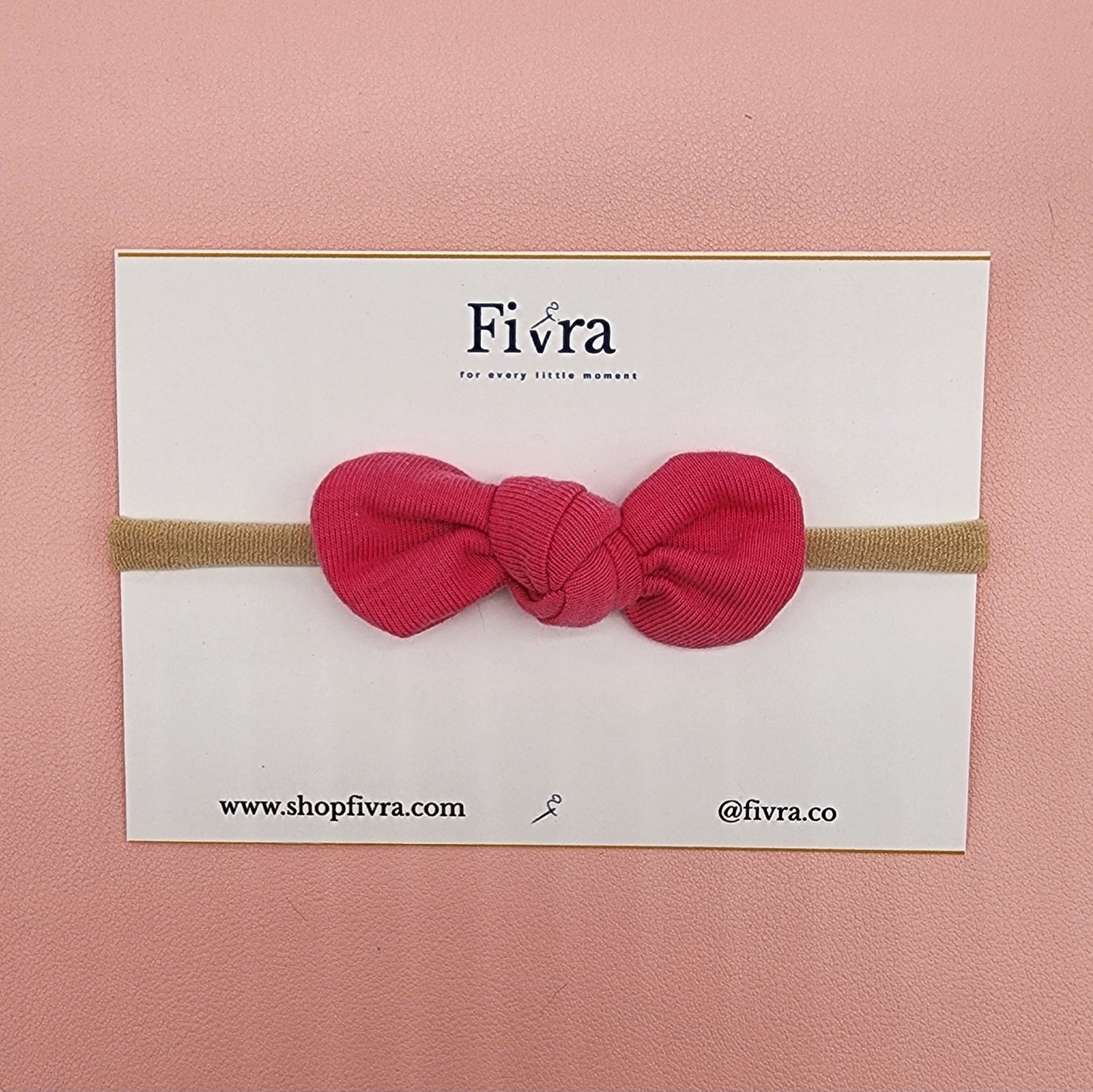 Small hair knot bow - Nylon headband - Varieties