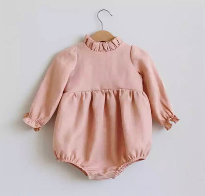 Baby girl romper long sleeve